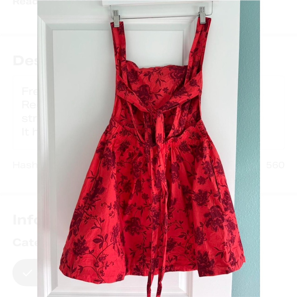 Free People - Meet Me in Maui Red size S - Picture 4 of 8